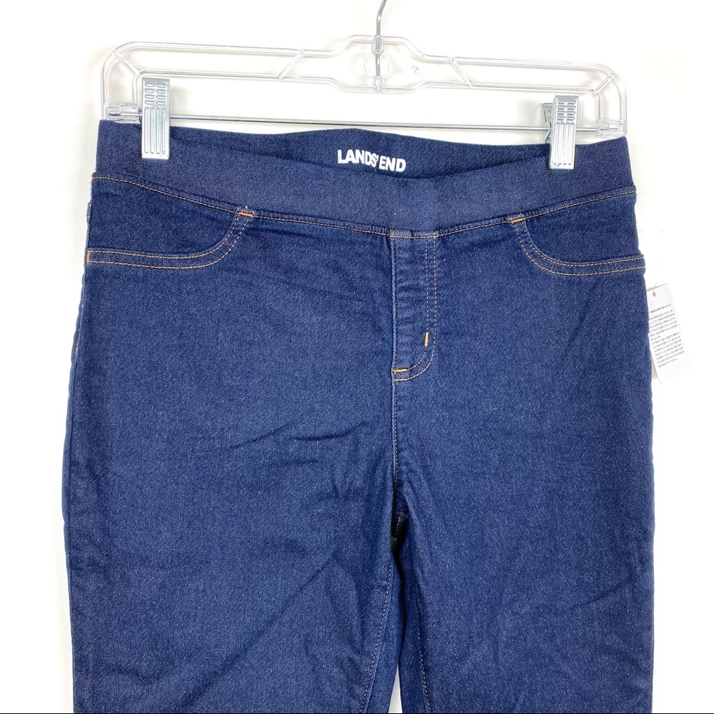 Lands’ End Girls Iron Knee Denim Jeggings